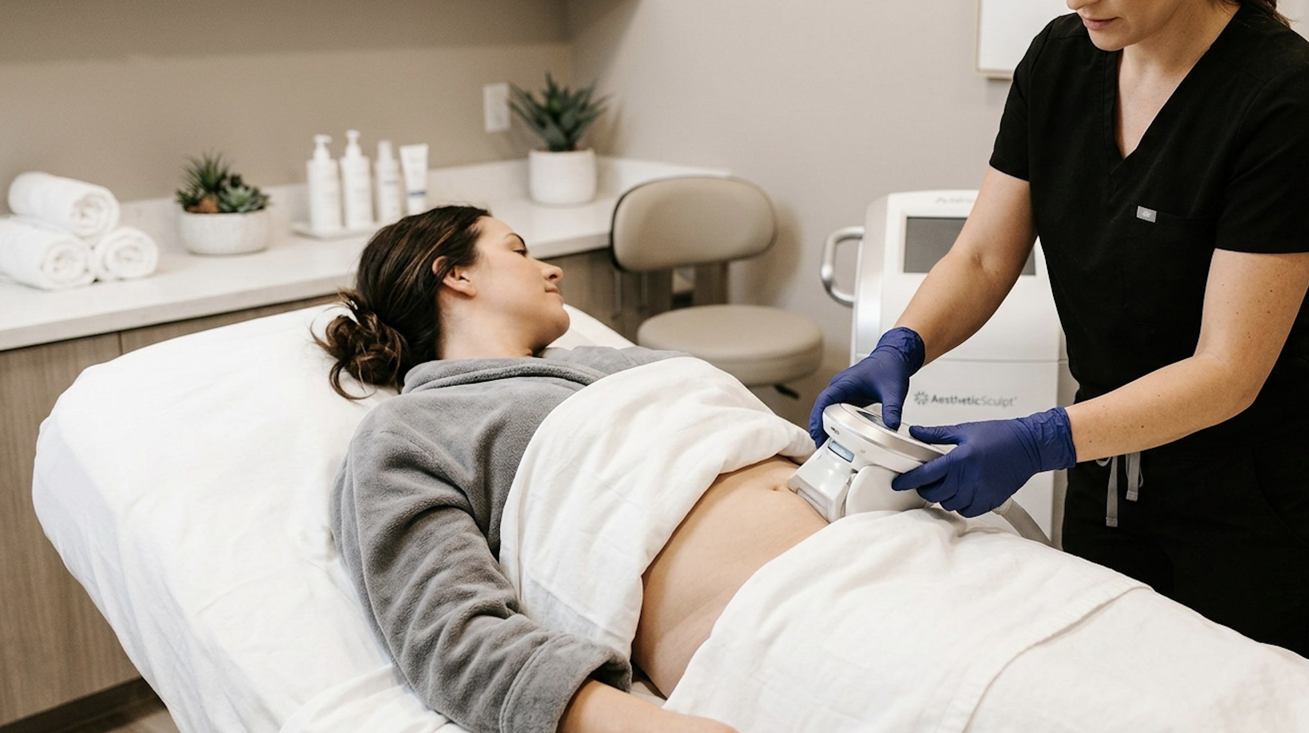 Level Up Med Spa body contouring treatment